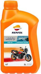 REPSOL MOTO SPORT 4T 20W50, 1л