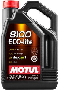 Motul 8100 Eco-lite 5W-20, 5л.