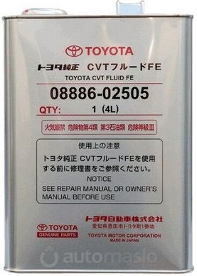 Toyota CVT Fluid FE, 4л.